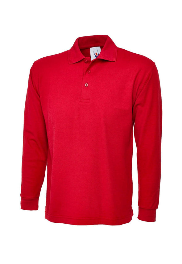 UC113 Long Sleeve Polo Shirt - The Work Uniform Company
