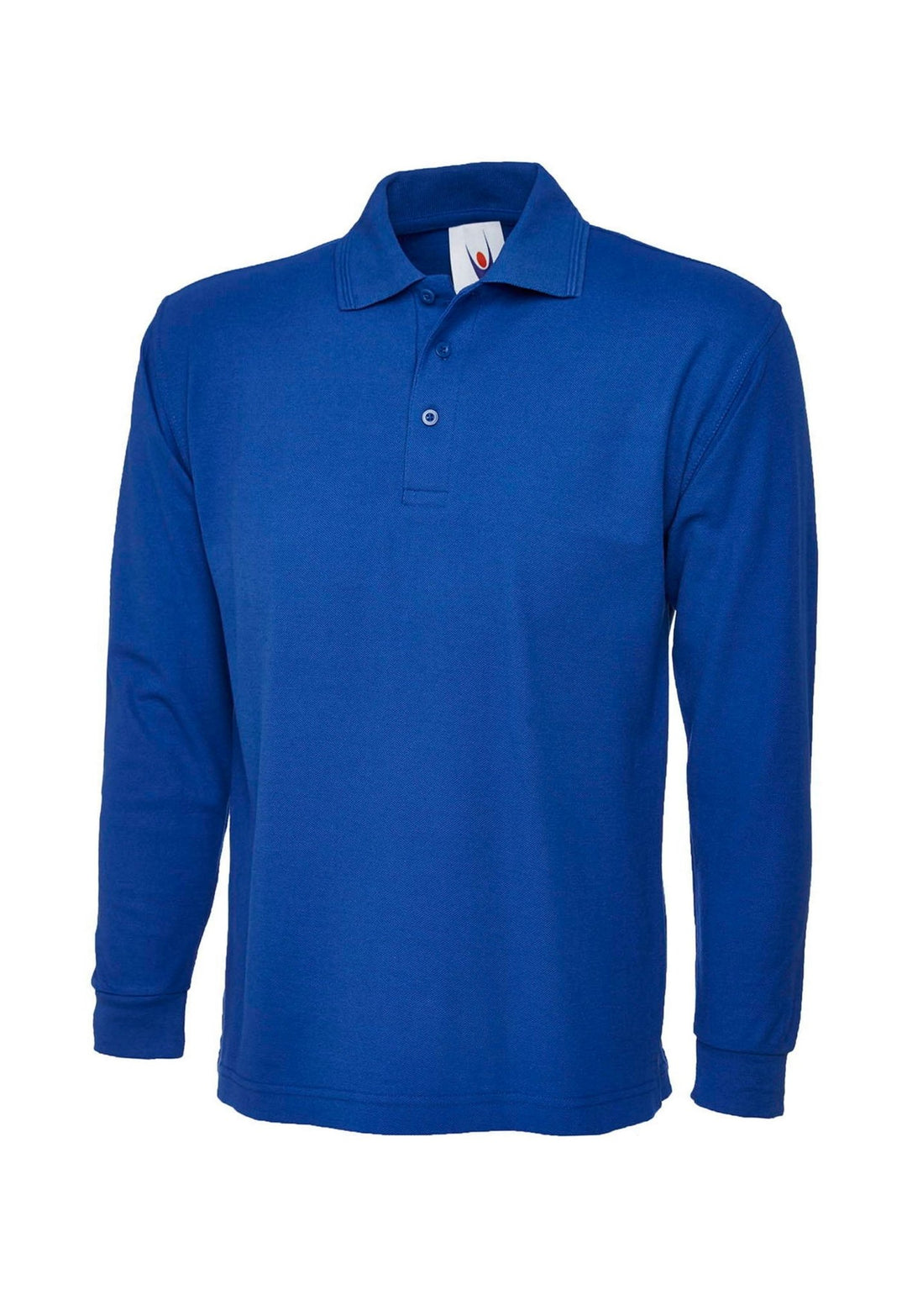 Long Sleeve Polo Shirt UC113 in Royal Blue