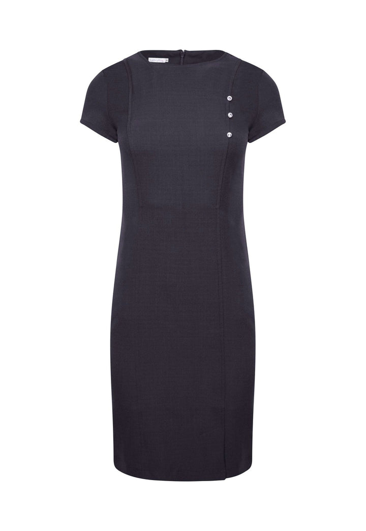 Madeleine Fitted Dress With Crystal Detail 