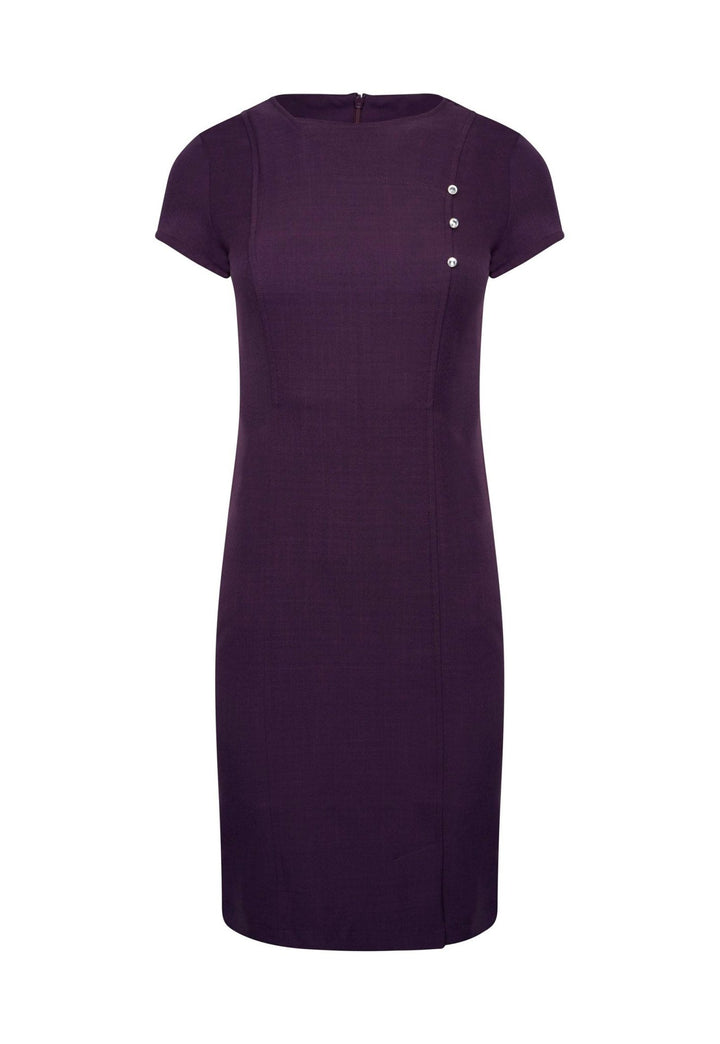 Madeleine Fitted Dress With Crystal Detail 