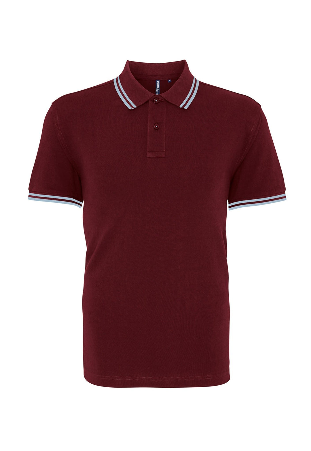 Men's Classic Fit Tipped Polo AQ011 - The Work Uniform Company