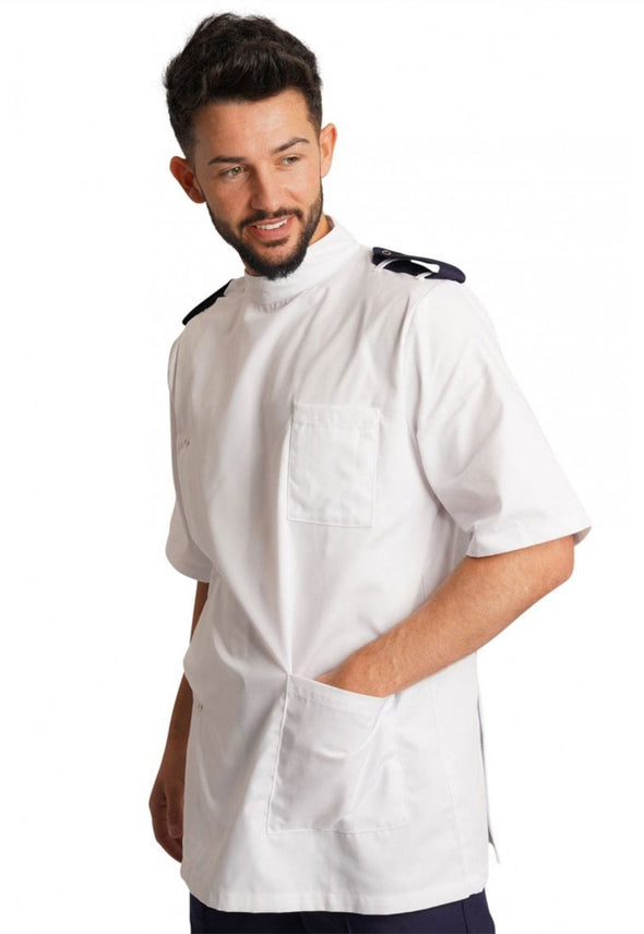 NDMTE - Men's Dental Healthcare Tunic with Epaulettes - The Work Uniform Company
