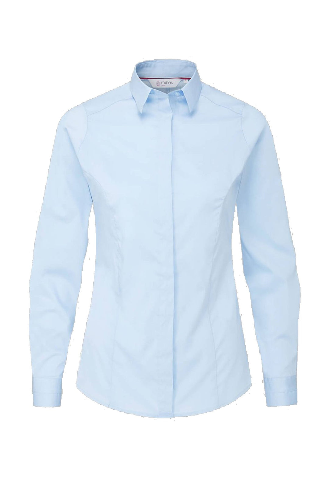 Long Sleeve Orla Uniform Blouse in Light Blue