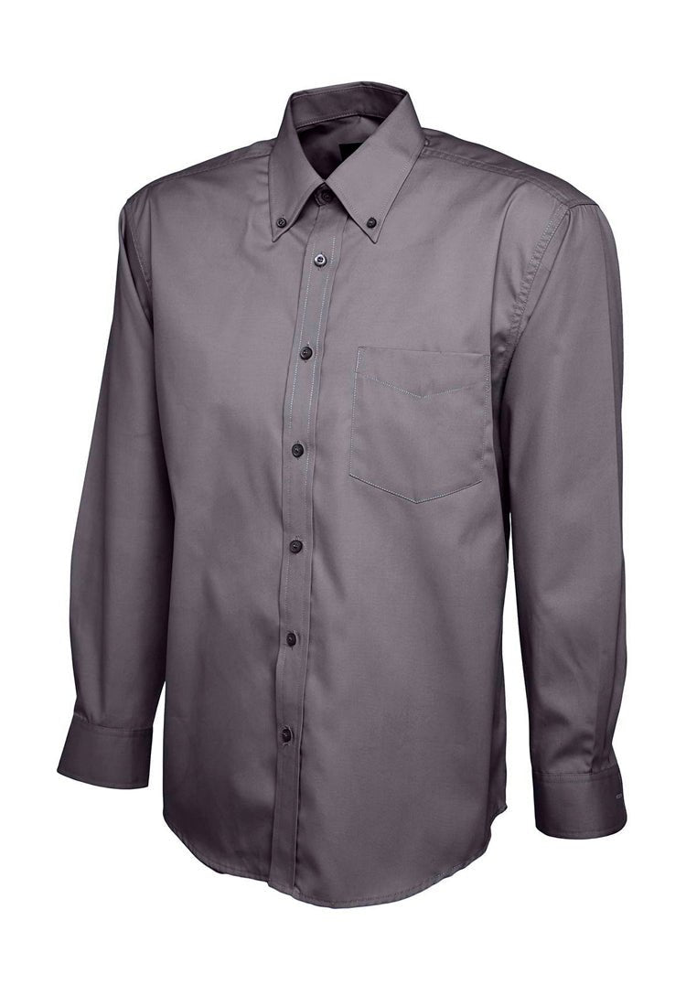 Men's Pinpoint Oxford Full Sleeve Shirt - The Work Uniform Company