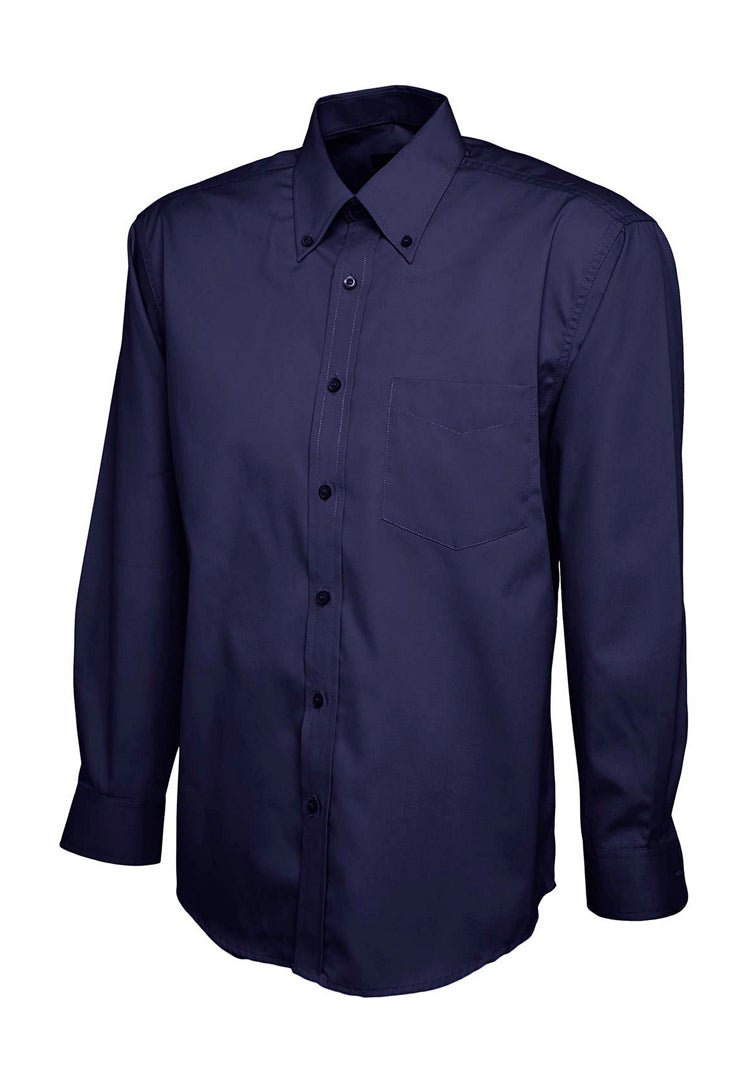 Men's Pinpoint Oxford Full Sleeve Shirt UC701 in Navy