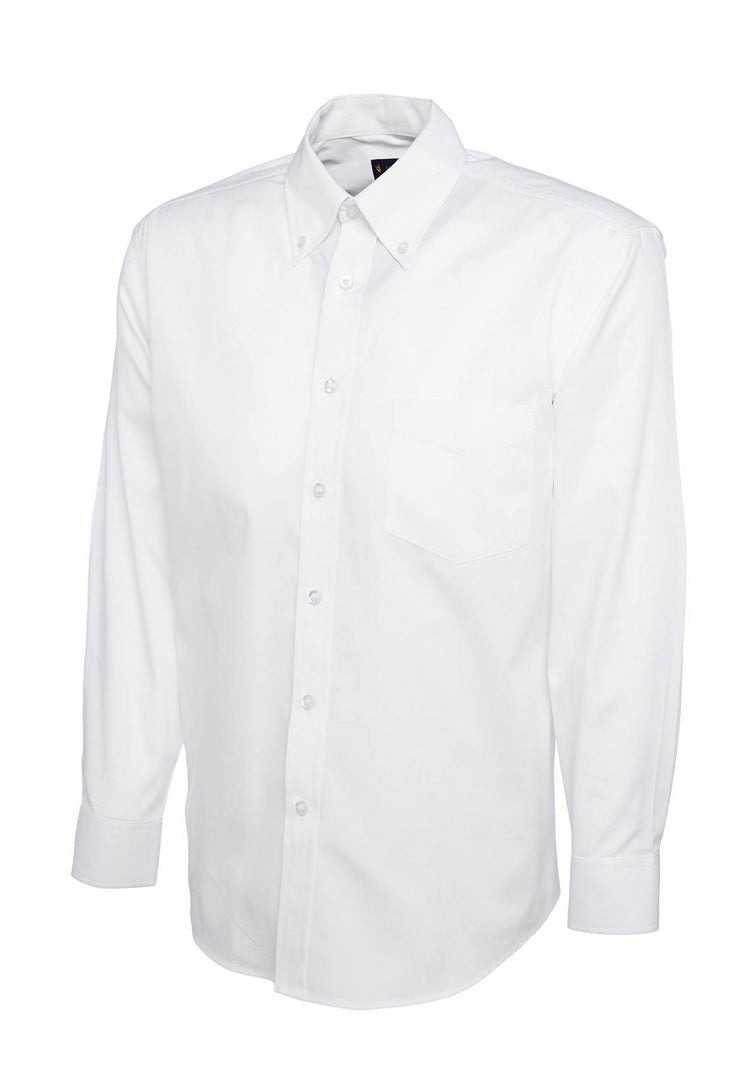 Men's Pinpoint Oxford Full Sleeve Shirt UC701 in White