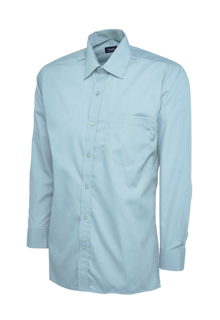 Men's Poplin Full Sleeve Shirt UC709 in Light Blue