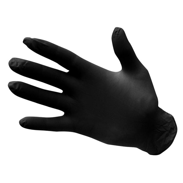 Powder Free Nitrile Disposable Glove (Box of 100) Black