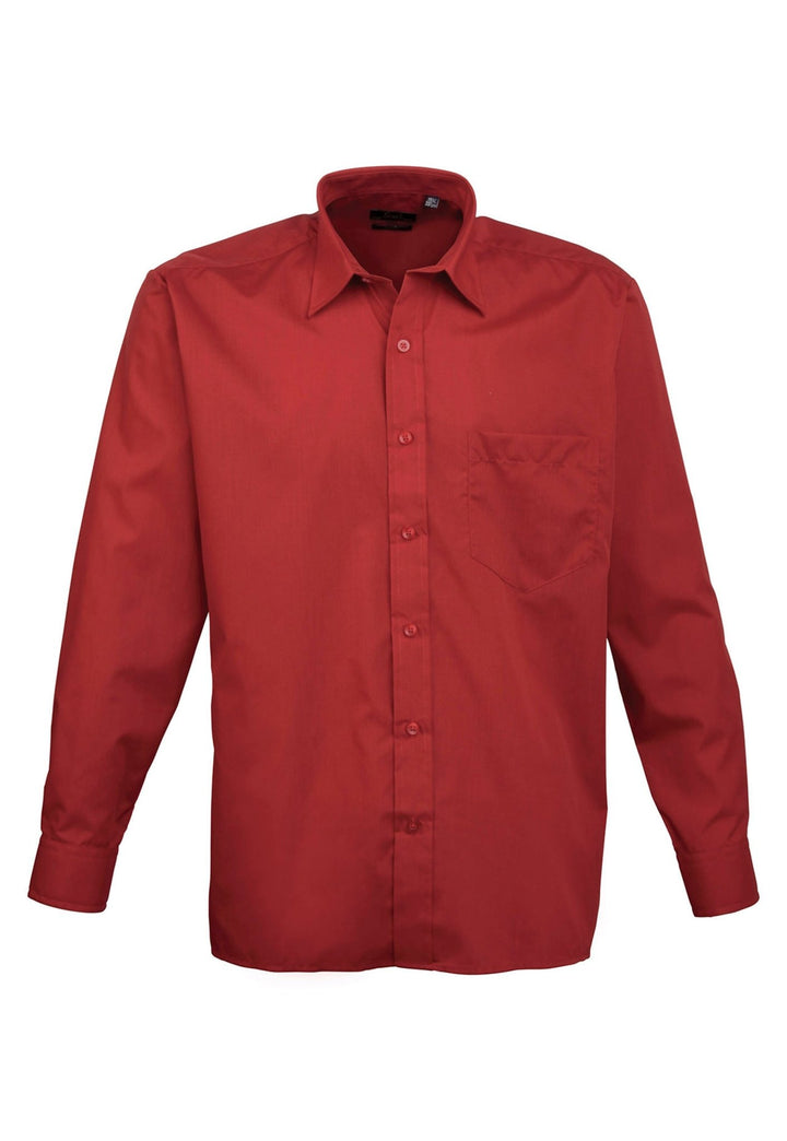 Men's Long Sleeve Poplin Shirt PR200 - The Work Uniform Company