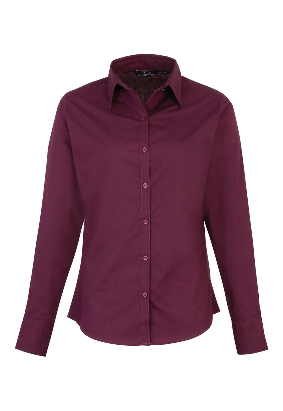 Women's Long Sleeve Poplin Blouse PR300 - The Work Uniform Company