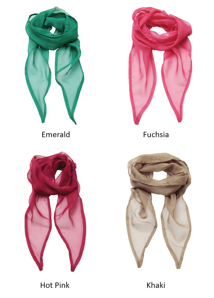 Chiffon Scarf PR740 Colours 1