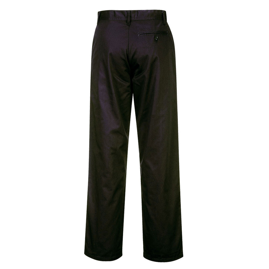 Back View of Preston Work Trousers 2885 in Black