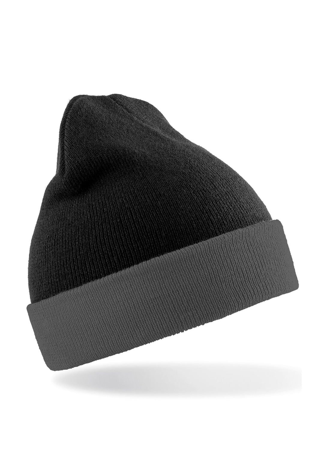 R930 Recycled Black Compass Beanie - The Work Uniform Company