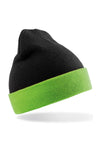 R930 Recycled Black Compass Beanie - The Work Uniform Company
