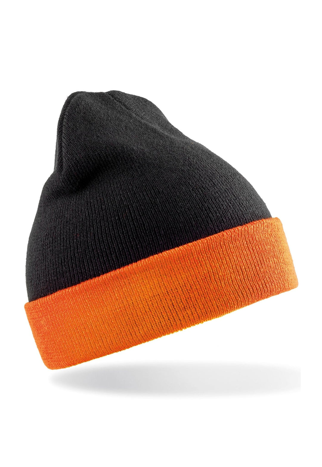 R930 Recycled Black Compass Beanie - The Work Uniform Company