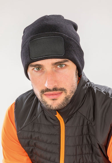 RC927 Recycled Double Knit Printers Beanie - The Work Uniform Company