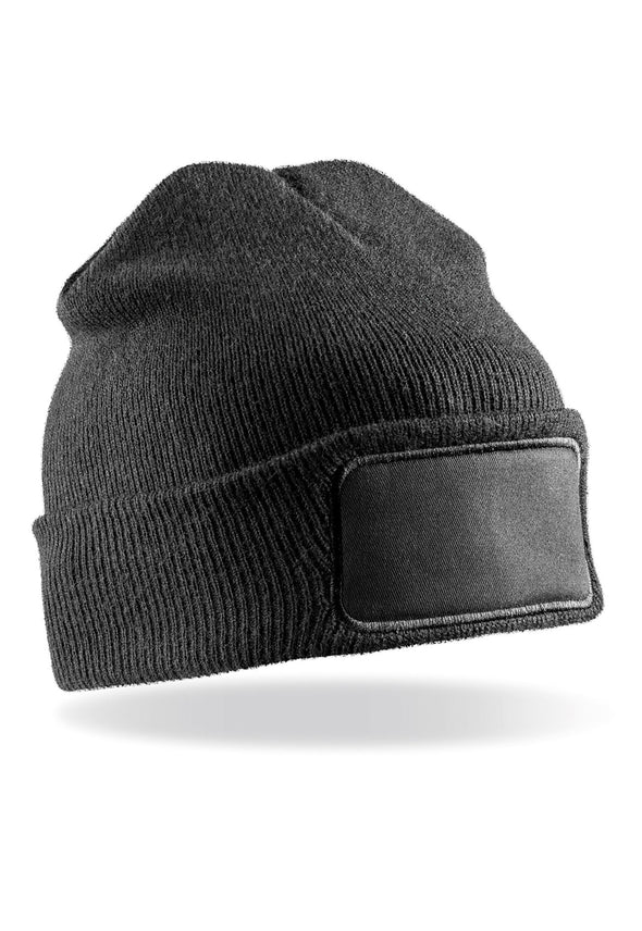 RC927 Recycled Double Knit Printers Beanie - The Work Uniform Company