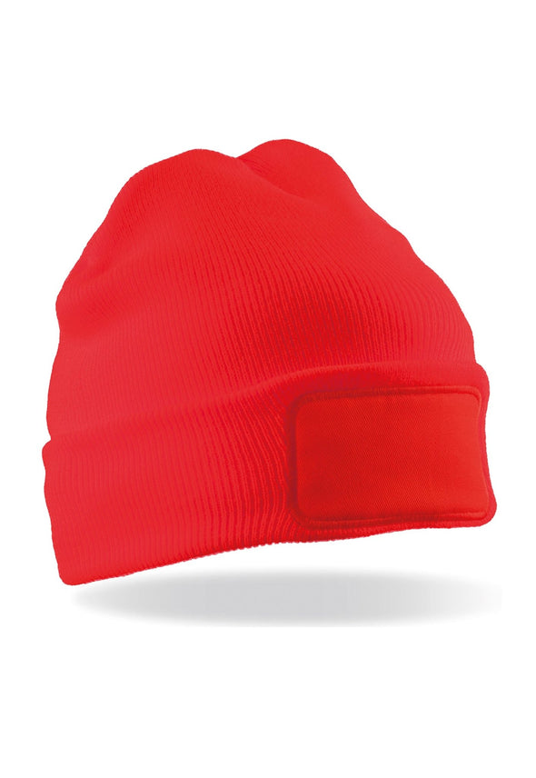 RC934 Recycled Thinsulate Printers Beanie - The Work Uniform Company