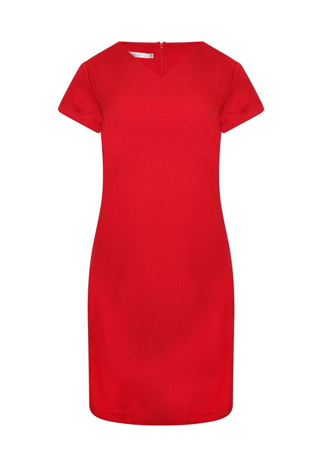 Sara Classic 3/4 Length Beauty Salon Tunic in Red