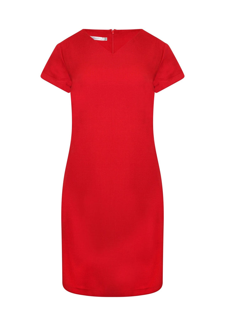 Sara Classic 3/4 Length Beauty Salon Tunic in Red