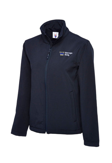 UC612 Classic Full Zip Soft Shell Jacket - Storage King Embroidered Logo - The Work Uniform Company
