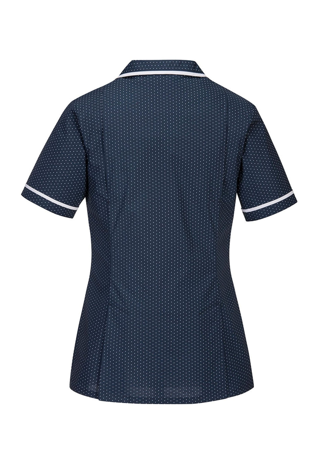 LW19 Stretch Classic Care Home Tunic back view