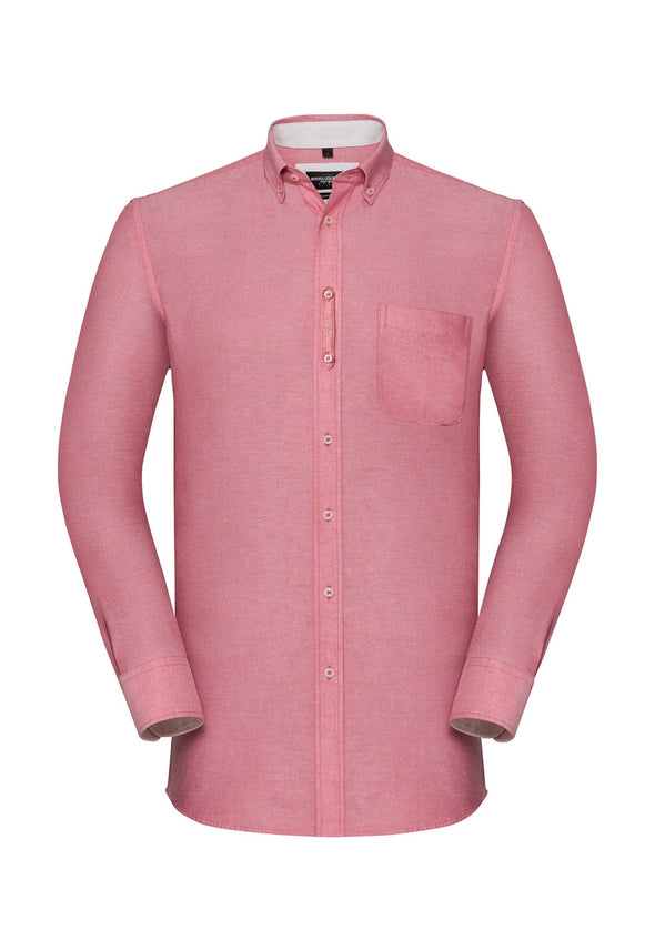 J920M Long Sleeve Tailored Oxford Organic Shirt - The Work Uniform Company