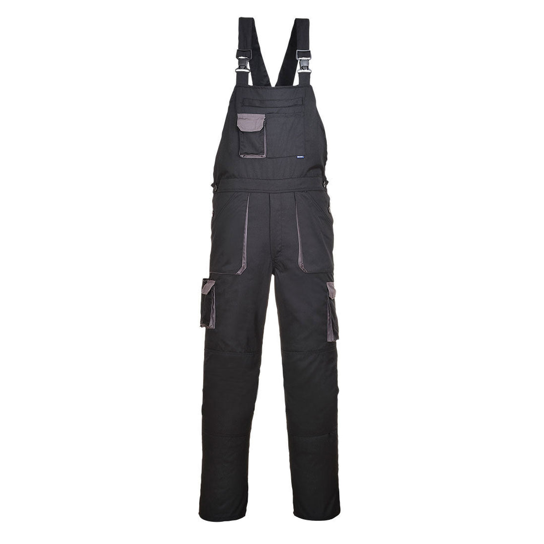 Texo Contrast Bib and Brace TX12 in Black