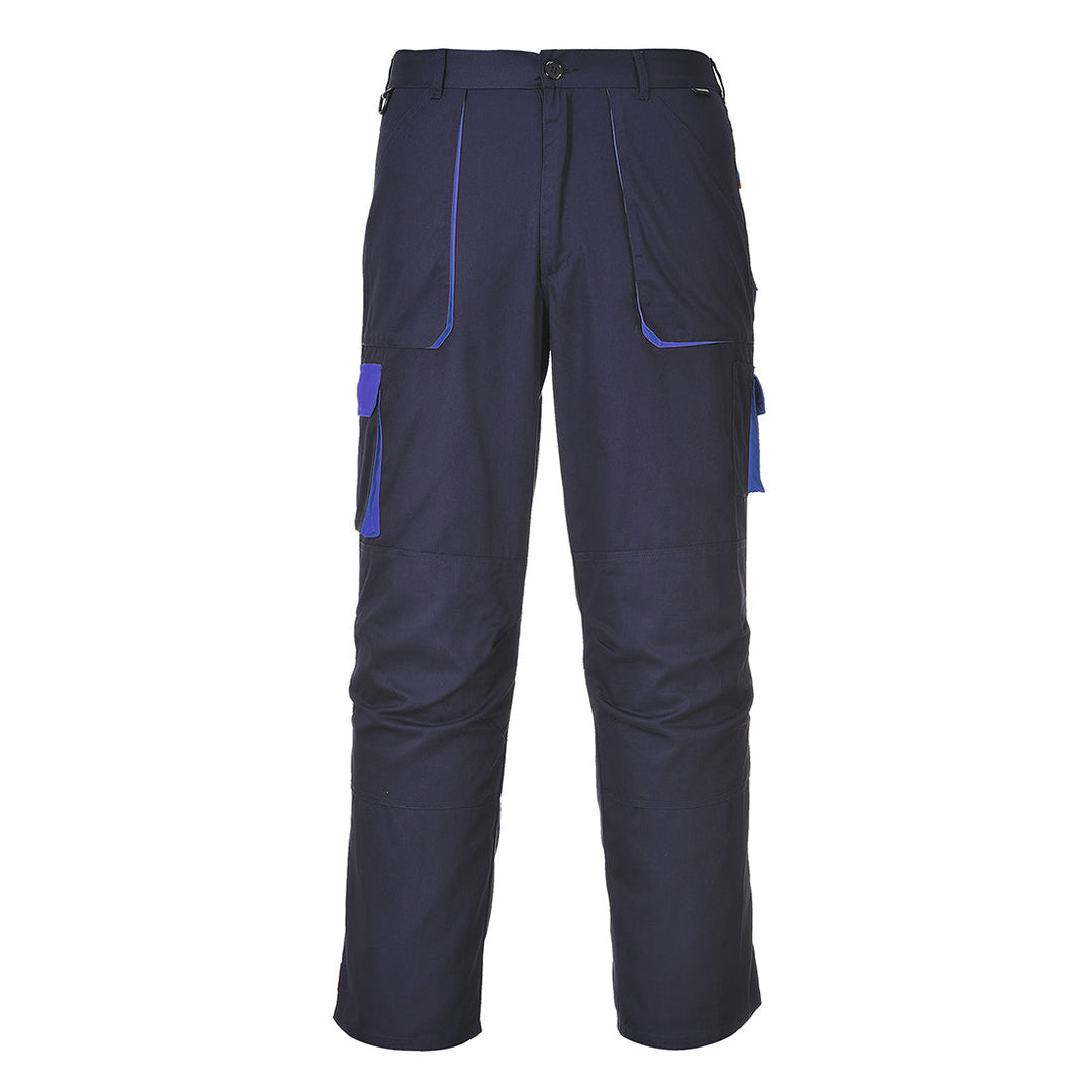 Texo Contrast Trousers Navy Blue