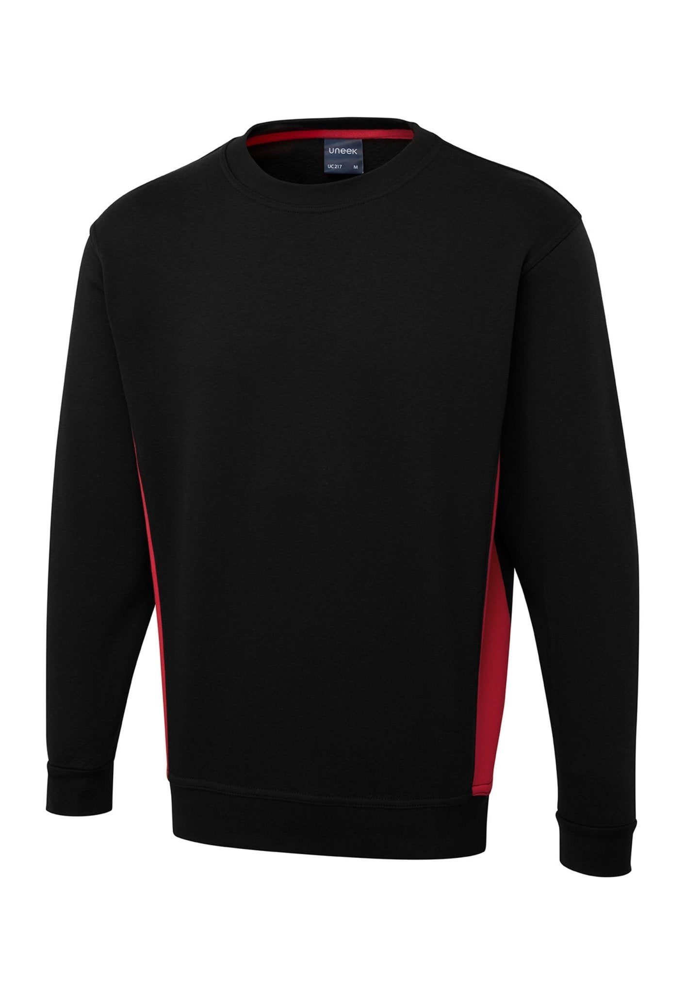 Two Tone Crew Neck Sweatshirt The Work Uniform Company