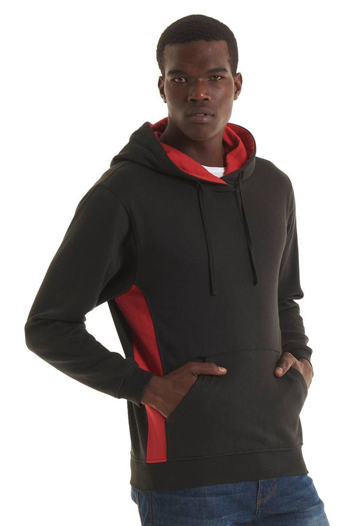 Two Tone Hooded Sweatshirt UC517 - The Work Uniform Company