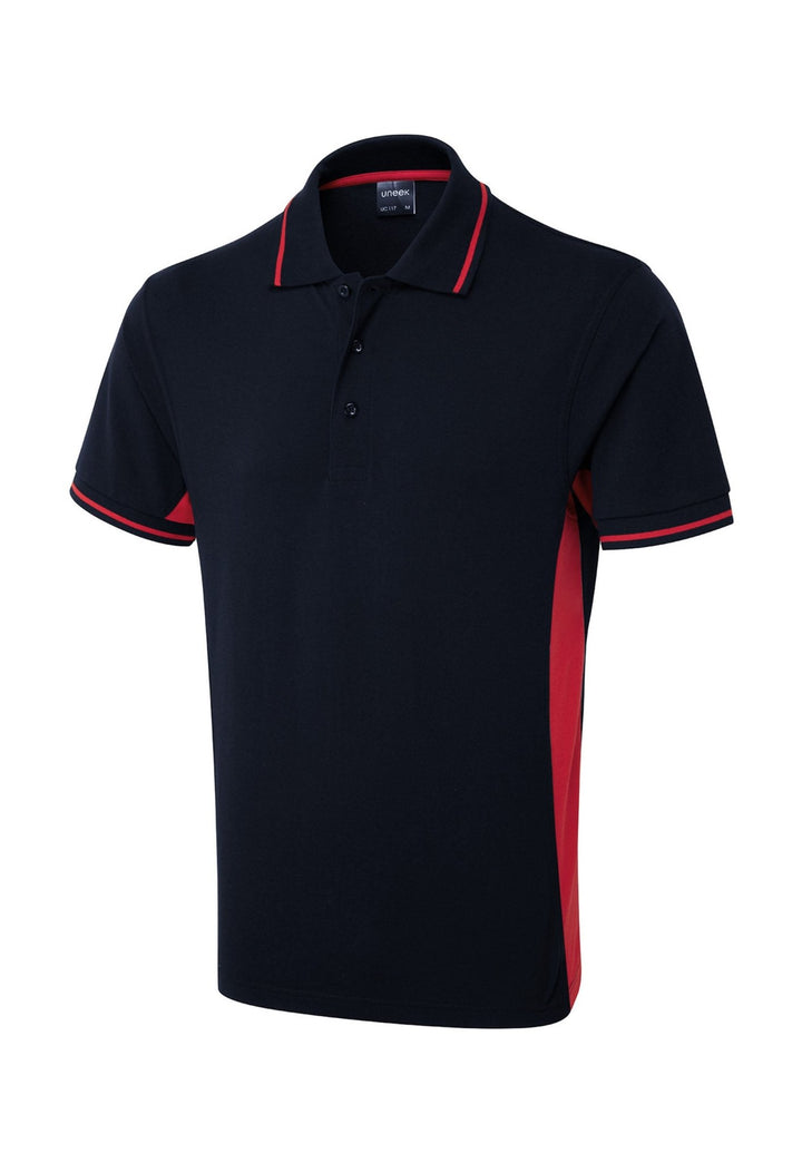 UC117 Two Tone Polo Shirt - The Work Uniform Company